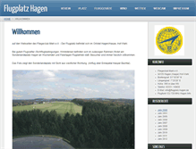 Tablet Screenshot of flugplatz-hagen.de